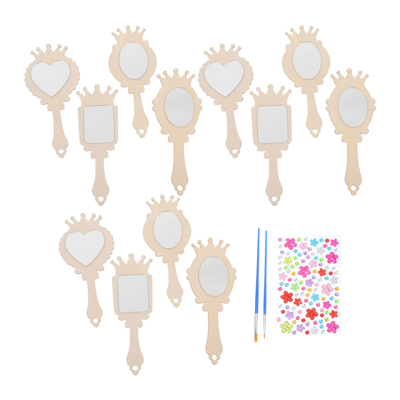 Children's Decorative Mirror Small Wooden Unfinished Mirrors Crafts Vanity Blank DIY for
Children's Decorative Mirror Small Wooden Unfinished Mirrors Crafts Vanity Blank DIY for