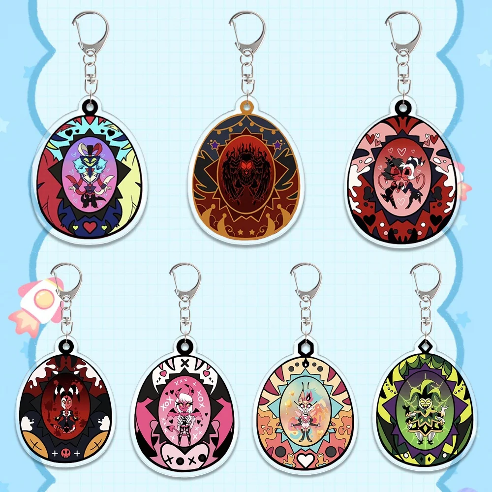 For Helluva Boss Blitzø Millie Moxxie Loona Stolas Mammon Acrylic Key Chain Anime Peripheral Backpack Pendant Festival Gift
For Helluva Boss Blitzø Millie Moxxie Loona Stolas Mammon Acrylic Key Chain Anime Peripheral Backpack Pendant Festival Gift