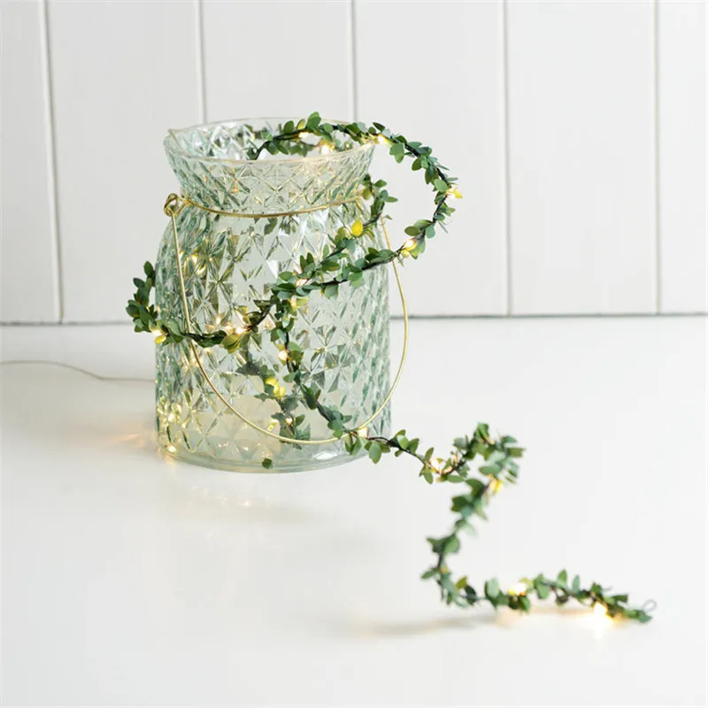 Battery Powered Simulation Green Leaf Flower LED String Lights Holiday Light Wedding Party Indoor Garden Room Wall Decoration
Battery Powered Simulation Green Leaf Flower LED String Lights Holiday Light Wedding Party Indoor Garden Room Wall Decoration