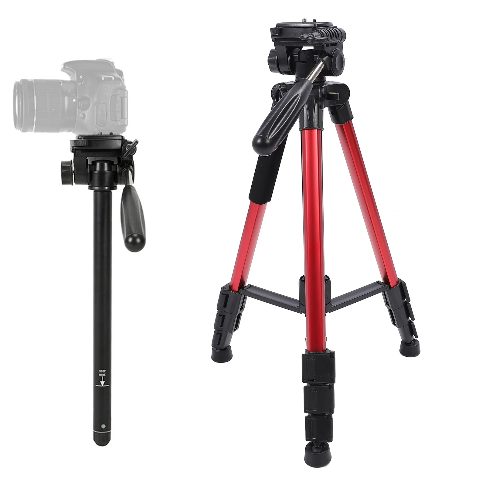 Phone Video Recording Tripod Portable Smoother Rotation 4 Section Camera Tripod Stand Adjustable Height Aluminum Alloy for CSC
Phone Video Recording Tripod Portable Smoother Rotation 4 Section Camera Tripod Stand Adjustable Height Aluminum Alloy for CSC