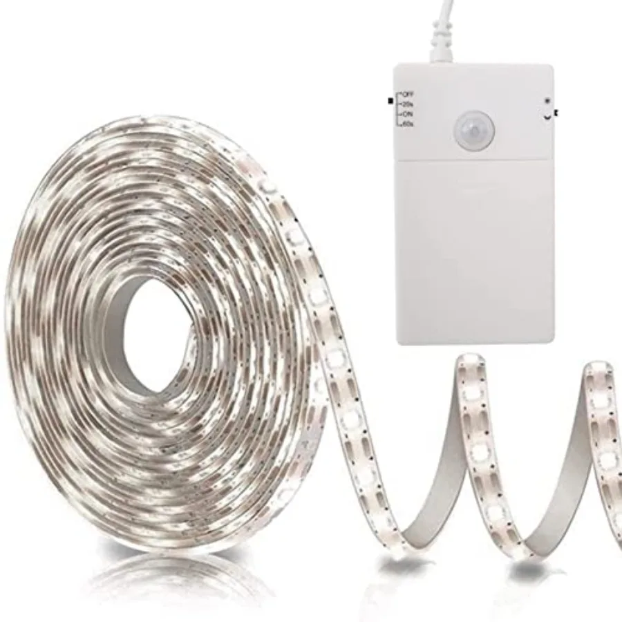 Battery Operated Motion Sensor Cabinet Strip Lights, 9.8Ft 90 LED Counter Closet Strip Light, Motion and Night Sensor Safe Tape
Battery Operated Motion Sensor Cabinet Strip Lights, 9.8Ft 90 LED Counter Closet Strip Light, Motion and Night Sensor Safe Tape