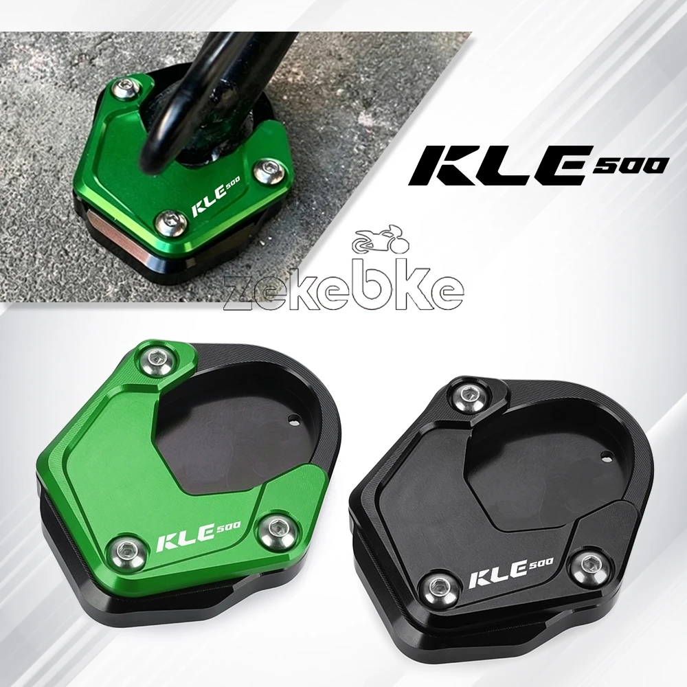 Motorcycle Accessories CNC Kickstand Foot Side Stand Extension Support Pads For Kawasaki KLE500 KLE 500 SE ABS 2025 2026 2027
Motorcycle Accessories CNC Kickstand Foot Side Stand Extension Support Pads For Kawasaki KLE500 KLE 500 SE ABS 2025 2026 2027