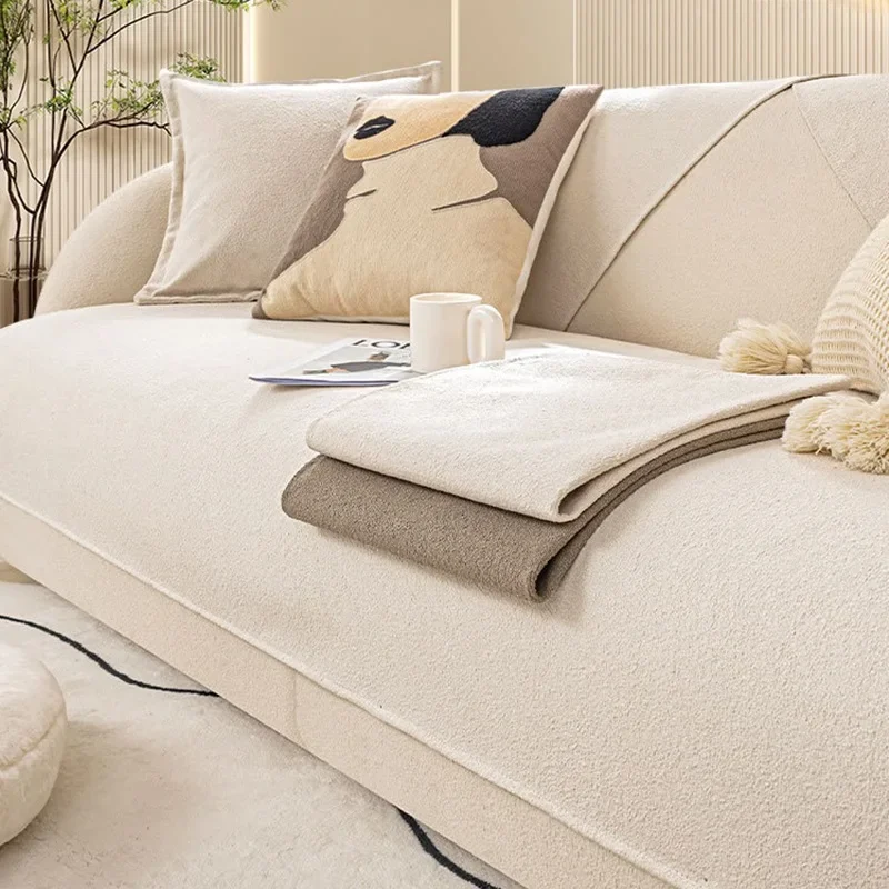 Solid Color Sofa Covers for Living Room Non-slip Thicken Couch Slipcovers Four Seasons Universal Sofa Mat Backrest Towel
Solid Color Sofa Covers for Living Room Non-slip Thicken Couch Slipcovers Four Seasons Universal Sofa Mat Backrest Towel