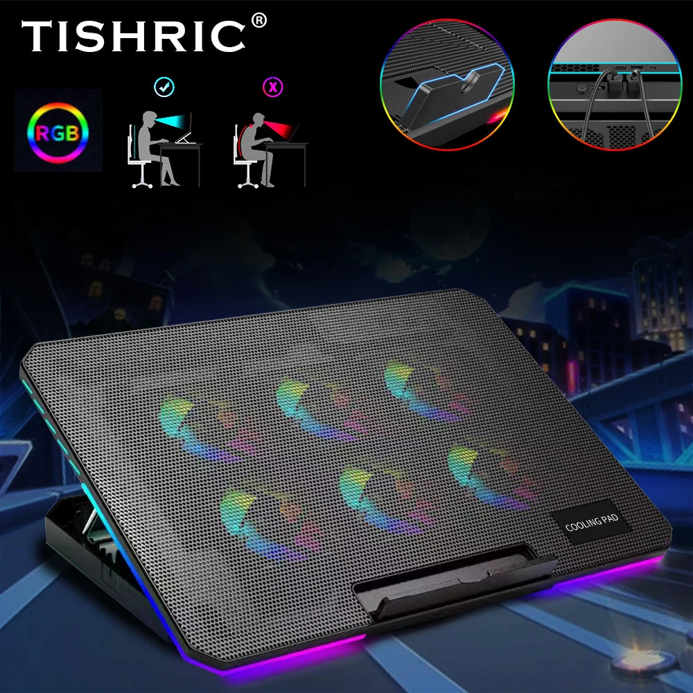 Охлаждающий вентилятор TISHRIC X8 для ноутбука, подставка для ноутбука 12-17 дюймов, 2 USB-порта, 6 вентиляторов, 1900 об/мин
Охлаждающий вентилятор TISHRIC X8 для ноутбука, подставка для ноутбука 12-17 дюймов, 2 USB-порта, 6 вентиляторов, 1900 об/мин