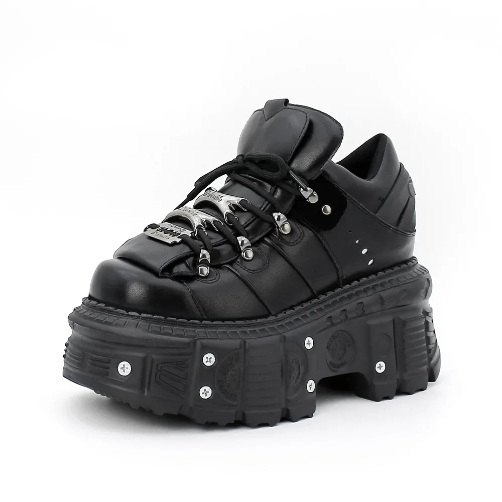 2024 Autumn New Super Thick Bottom Retro Metal Muffin Tank Bottom Men's and Women's Same High-Top punk Shoes
2024 Autumn New Super Thick Bottom Retro Metal Muffin Tank Bottom Men's and Women's Same High-Top punk Shoes