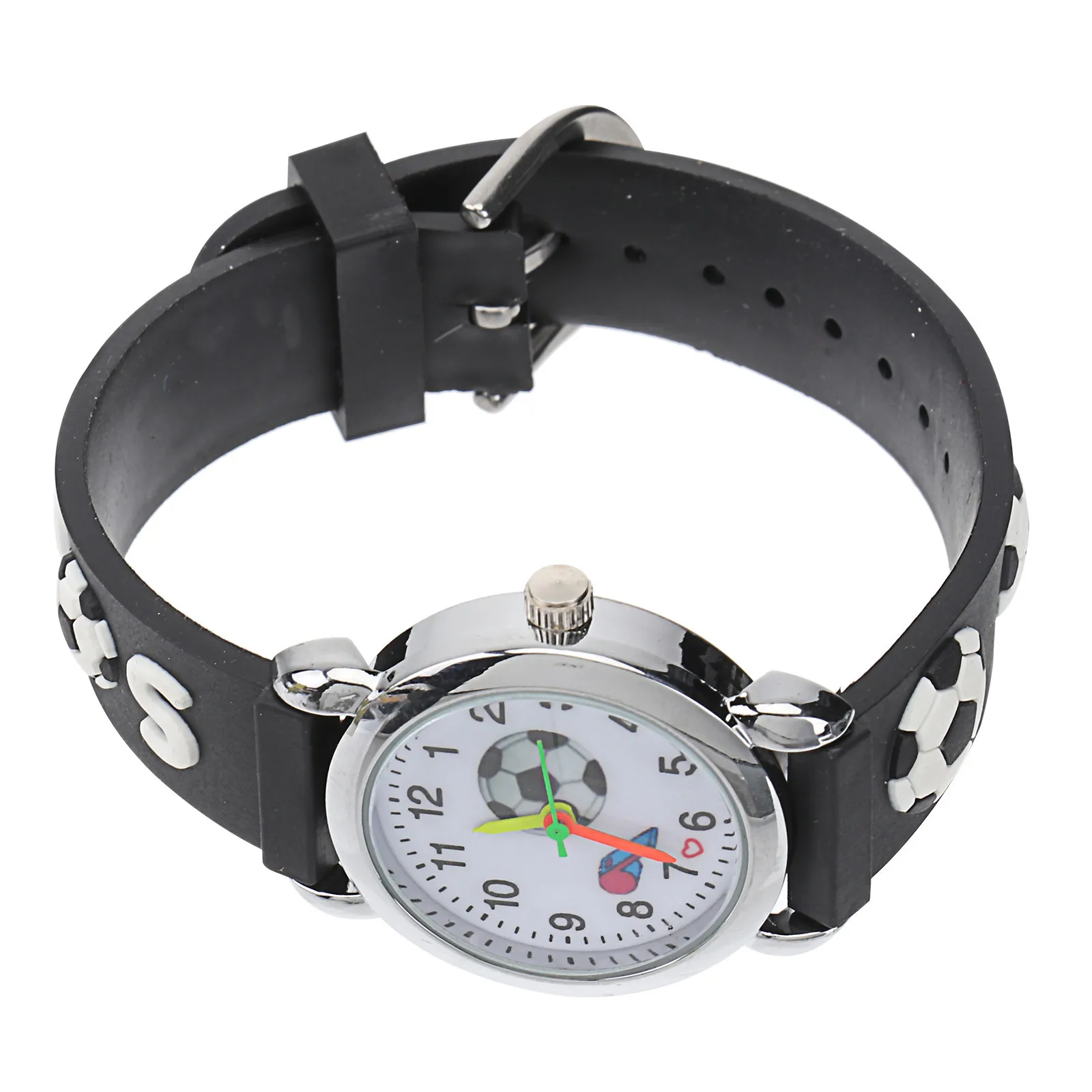 Kids Soccer Theme Watch Black Cartoon Quartz Movement Kids Cartoon Sports Watch Child Fun Gift Birthday
Kids Soccer Theme Watch Black Cartoon Quartz Movement Kids Cartoon Sports Watch Child Fun Gift Birthday
