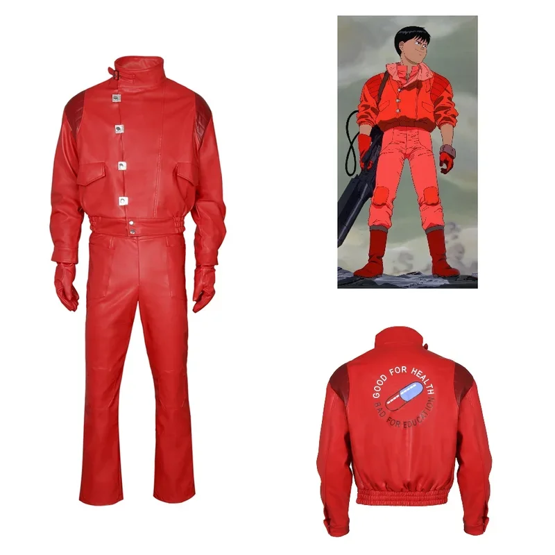 Anime AKIRA Shotaro Kaneda Cosplay Costume Full Set PU Red Motorcycle Uniform Halloween Fancy Cosplay Outfits
Anime AKIRA Shotaro Kaneda Cosplay Costume Full Set PU Red Motorcycle Uniform Halloween Fancy Cosplay Outfits