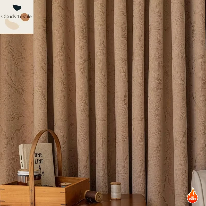 American Style Chenille Dark Flowers Curtains for Living Dining Room Bedroom Bay Window Study Milk Tea Color Full Shading Fabric
American Style Chenille Dark Flowers Curtains for Living Dining Room Bedroom Bay Window Study Milk Tea Color Full Shading Fabric