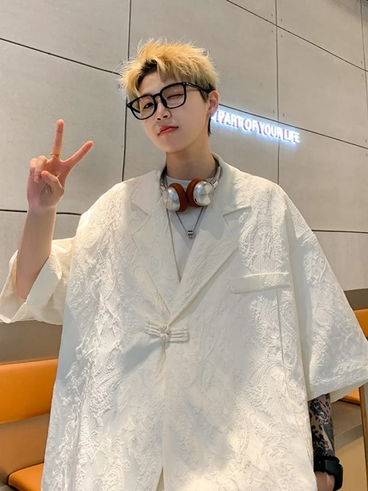 New Chinese Sle Embroidered Button Men's irt ort Sve High End Feeling Haome Top Summer Wind Improved Tang Costume
New Chinese Sle Embroidered Button Men's irt ort Sve High End Feeling Haome Top Summer Wind Improved Tang Costume