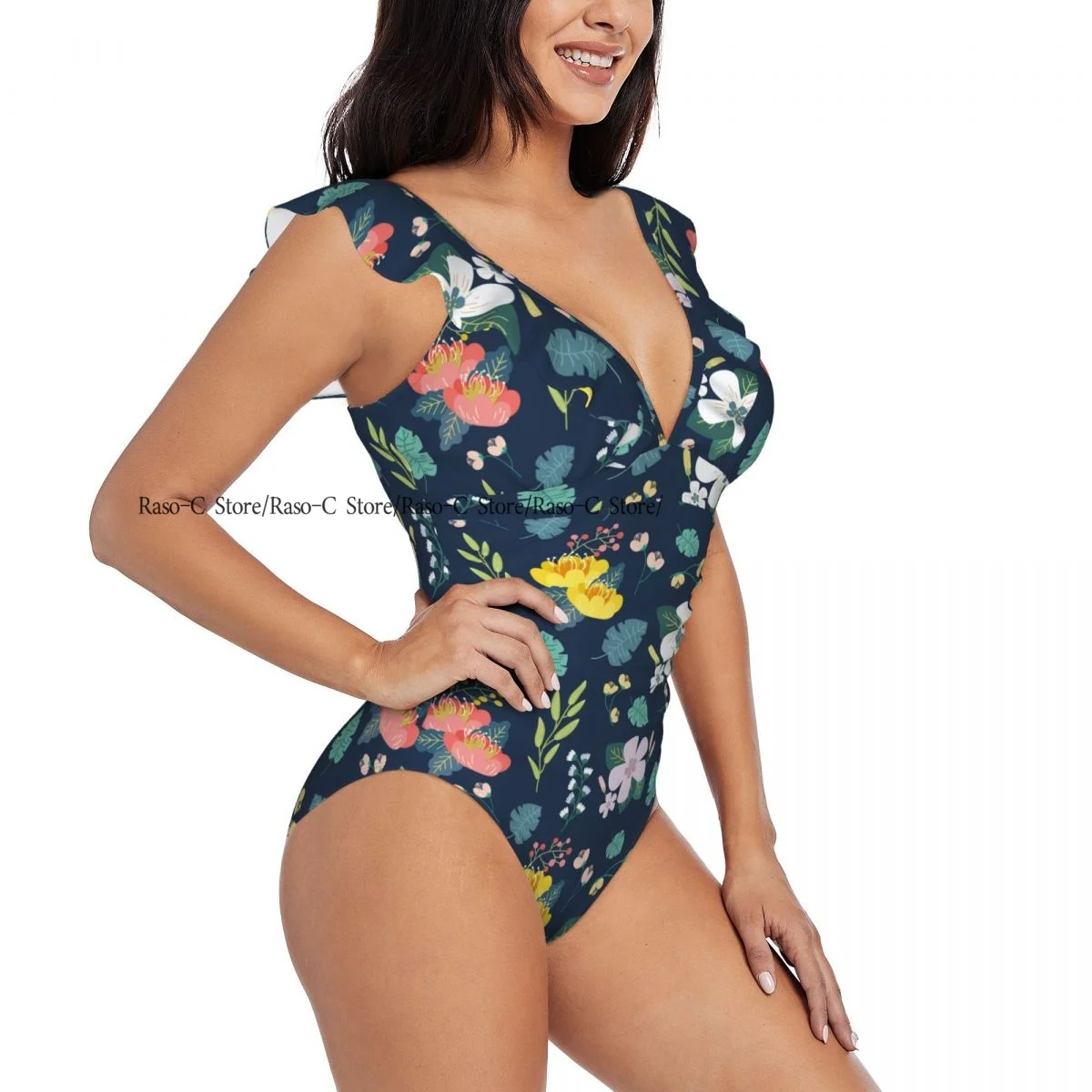 Ruffle Women Sexy One Pieces Swimsuit Swimwear Female Leaves Exotic Flowers Monokini Bathing Suit Beachwear
Ruffle Women Sexy One Pieces Swimsuit Swimwear Female Leaves Exotic Flowers Monokini Bathing Suit Beachwear