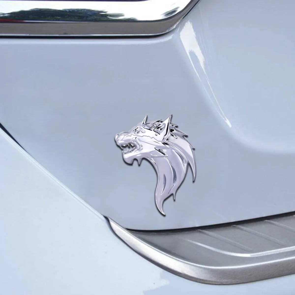 2pcs Metal Car Sticker 3D Wolf Head Badge Auto Emblem Decal For Vehicle Trunk Door Side Rear Waterproof Self Adhesive Silver
2pcs Metal Car Sticker 3D Wolf Head Badge Auto Emblem Decal For Vehicle Trunk Door Side Rear Waterproof Self Adhesive Silver