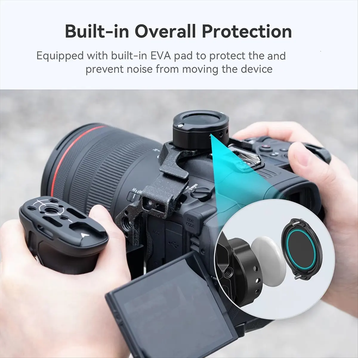 N05R Cage for AirTag with A 18mm Through Slot with 1/4in-20 Threaded Hole Mount AirTag on the Camera to Track Devices MD4149
N05R Cage for AirTag with A 18mm Through Slot with 1/4in-20 Threaded Hole Mount AirTag on the Camera to Track Devices MD4149