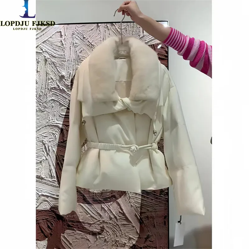 Single Breasted Cotton Coat for Women's,Adjustable Waist Jacket, Warm Female Clothing, Large Fur Collar , New, Winter, 2024
Single Breasted Cotton Coat for Women's,Adjustable Waist Jacket, Warm Female Clothing, Large Fur Collar , New, Winter, 2024