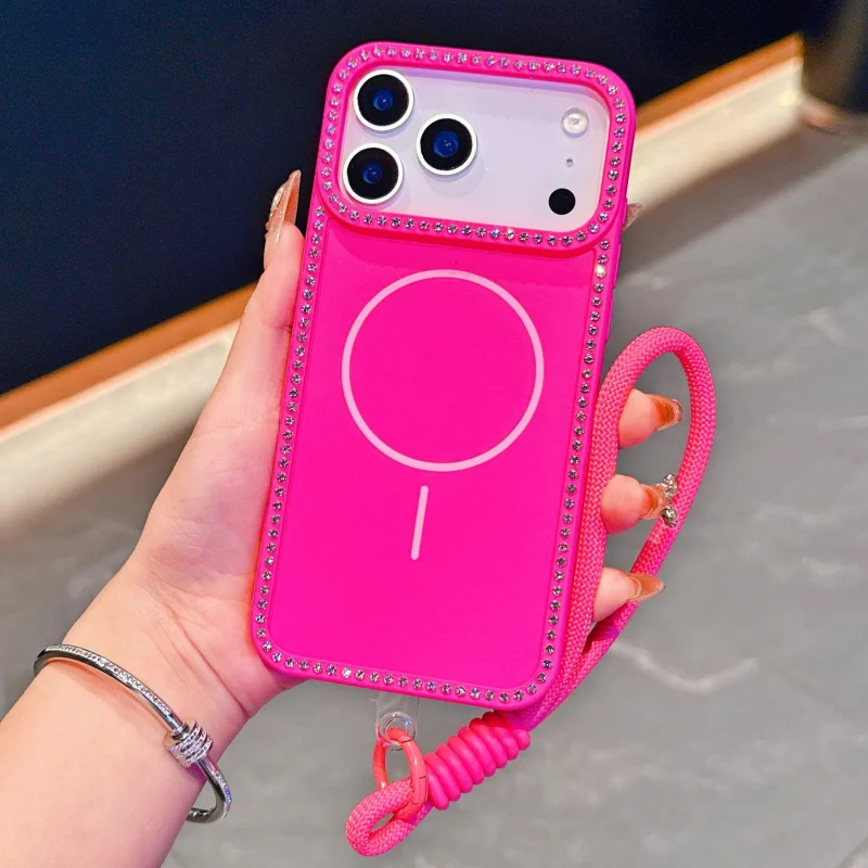 New skin-feel crystal magnetic edge diamond phone case suitable for useiphone17Phone caseiPhone17promaxNo Border26pronacxMagneti
New skin-feel crystal magnetic edge diamond phone case suitable for useiphone17Phone caseiPhone17promaxNo Border26pronacxMagneti