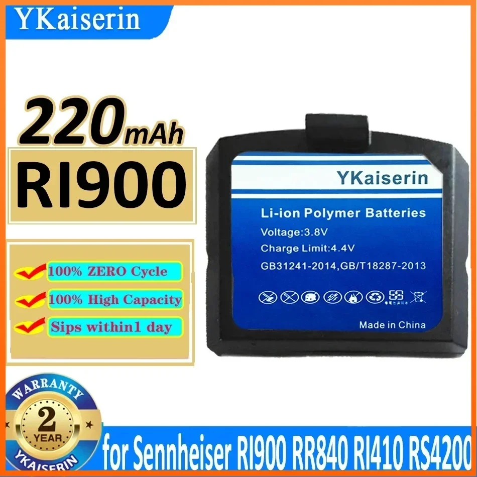 Аккумулятор ykaisсеребрин RI900 (BA300) на 220 мА · ч для наушников Sennheiser RI900 RR840 RI410 RS4200 RR4200 HDI830 BA300
Аккумулятор ykaisсеребрин RI900 (BA300) на 220 мА · ч для наушников Sennheiser RI900 RR840 RI410 RS4200 RR4200 HDI830 BA300