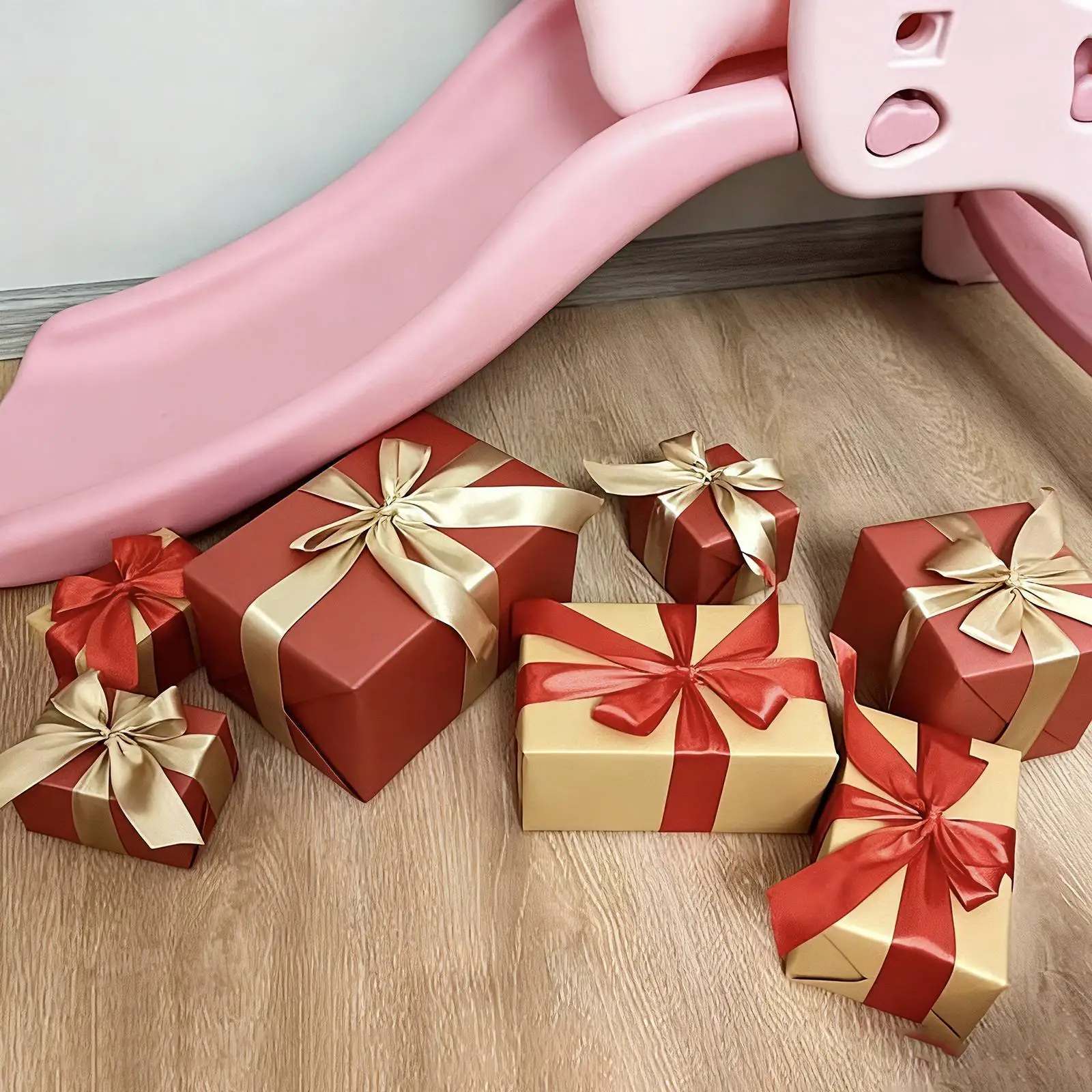 Рождественские подарочные коробки разных размеров, картонные украшения, товары для вечеринок для праздничного украшения витрины
Рождественские подарочные коробки разных размеров, картонные украшения, товары для вечеринок для праздничного украшения витрины