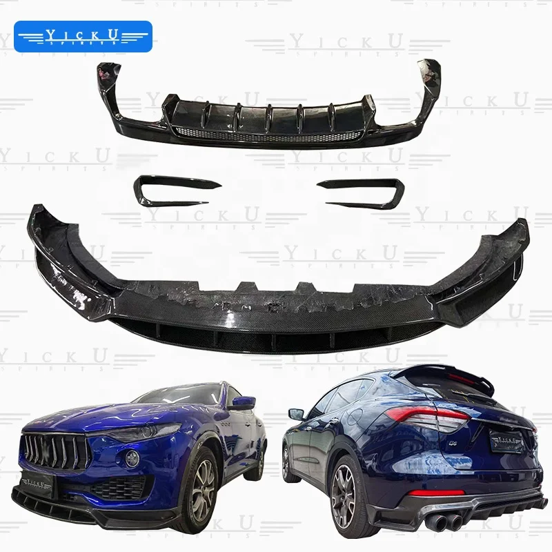 YICKU Good Ranking Tunning Kit for Levante Upgrade LD Style Carbon Fiber Front Lip Body Kit Rear Diffuser 2016-2023
YICKU Good Ranking Tunning Kit for Levante Upgrade LD Style Carbon Fiber Front Lip Body Kit Rear Diffuser 2016-2023