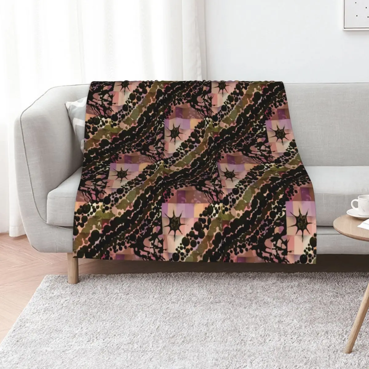 Structured Life II Throw Blanket Stain Resistant Cozy Warm Blanket
Structured Life II Throw Blanket Stain Resistant Cozy Warm Blanket