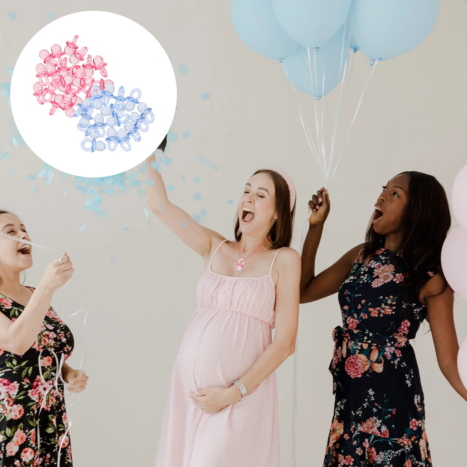 100pcs Acrylic Mini Nipple Pacifiers for Baby Shower Favors Boy Girls Decorations Centerpieces Games Gifts Plastic
100pcs Acrylic Mini Nipple Pacifiers for Baby Shower Favors Boy Girls Decorations Centerpieces Games Gifts Plastic