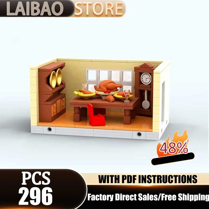 City Street View Model Moc Building Bricks Holiday Feast Model Technology Modular Blocks Christmas Toys DIY Sets Assembly Gifts
City Street View Model Moc Building Bricks Holiday Feast Model Technology Modular Blocks Christmas Toys DIY Sets Assembly Gifts
