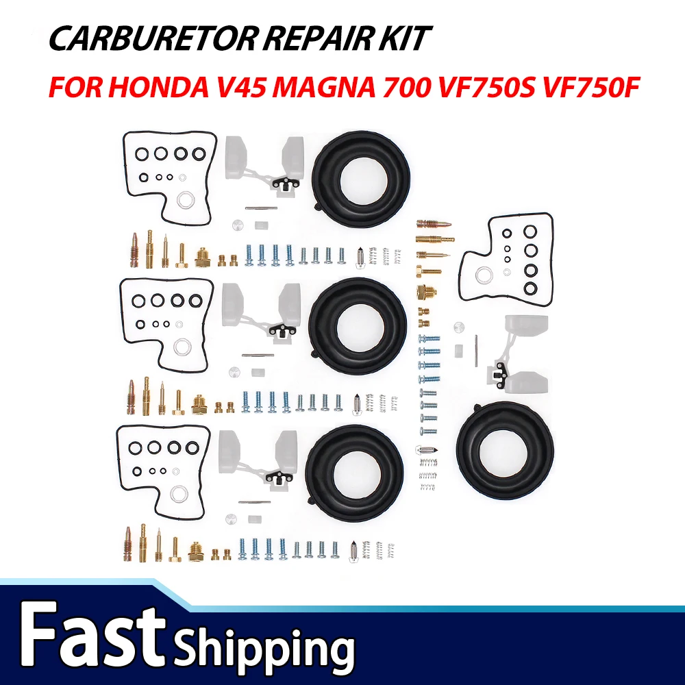 4Sets For Honda V45 Magna 700 VF750S VF750F Motorcycle Carburetor Rebuild Repair Kit diaphragm & Float
4Sets For Honda V45 Magna 700 VF750S VF750F Motorcycle Carburetor Rebuild Repair Kit diaphragm & Float