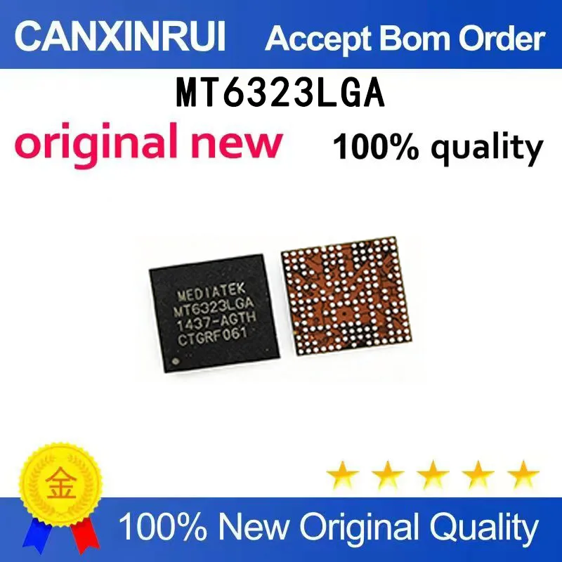 (5-100 pieces)Brand new original MT6323LGA
(5-100 pieces)Brand new original MT6323LGA