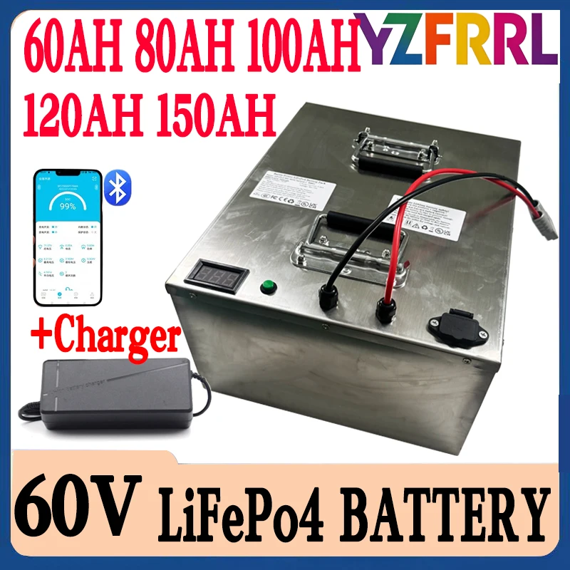 Batteria al litio LifePo4 60V 60AH 80AH 100AH 120AH 150Ah , carrello da golf, veicolo elettrico + caricabatterie
Batteria al litio LifePo4 60V 60AH 80AH 100AH 120AH 150Ah , carrello da golf, veicolo elettrico + caricabatterie