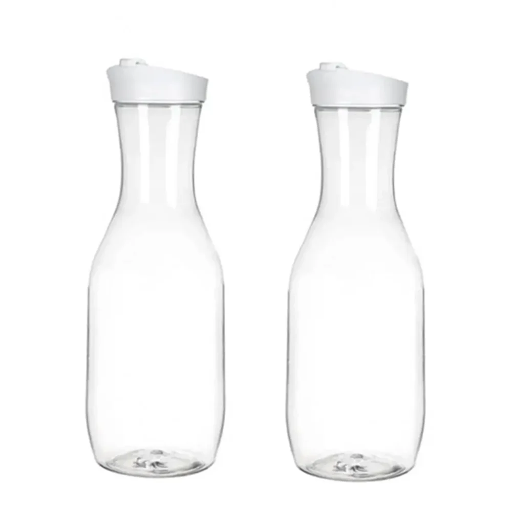 2pcs 50 Oz Juice Bottle with Flip Cap Transparent Water Bottle Large Capacity Plastic Cold Water Pitcher Pantry
2pcs 50 Oz Juice Bottle with Flip Cap Transparent Water Bottle Large Capacity Plastic Cold Water Pitcher Pantry