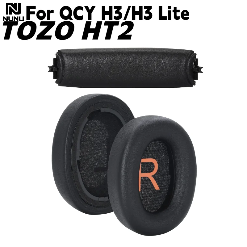 Original Replacement Repair Parts Hinge Swivel Ear Pads Headband Cushion Compatible with QCY H3 /H3 Lite Headphones Original Replacement Repair Parts Hinge Swivel Ear Pads Headband Cushion Compatible with QCY H3 /H3 Lite Headphones