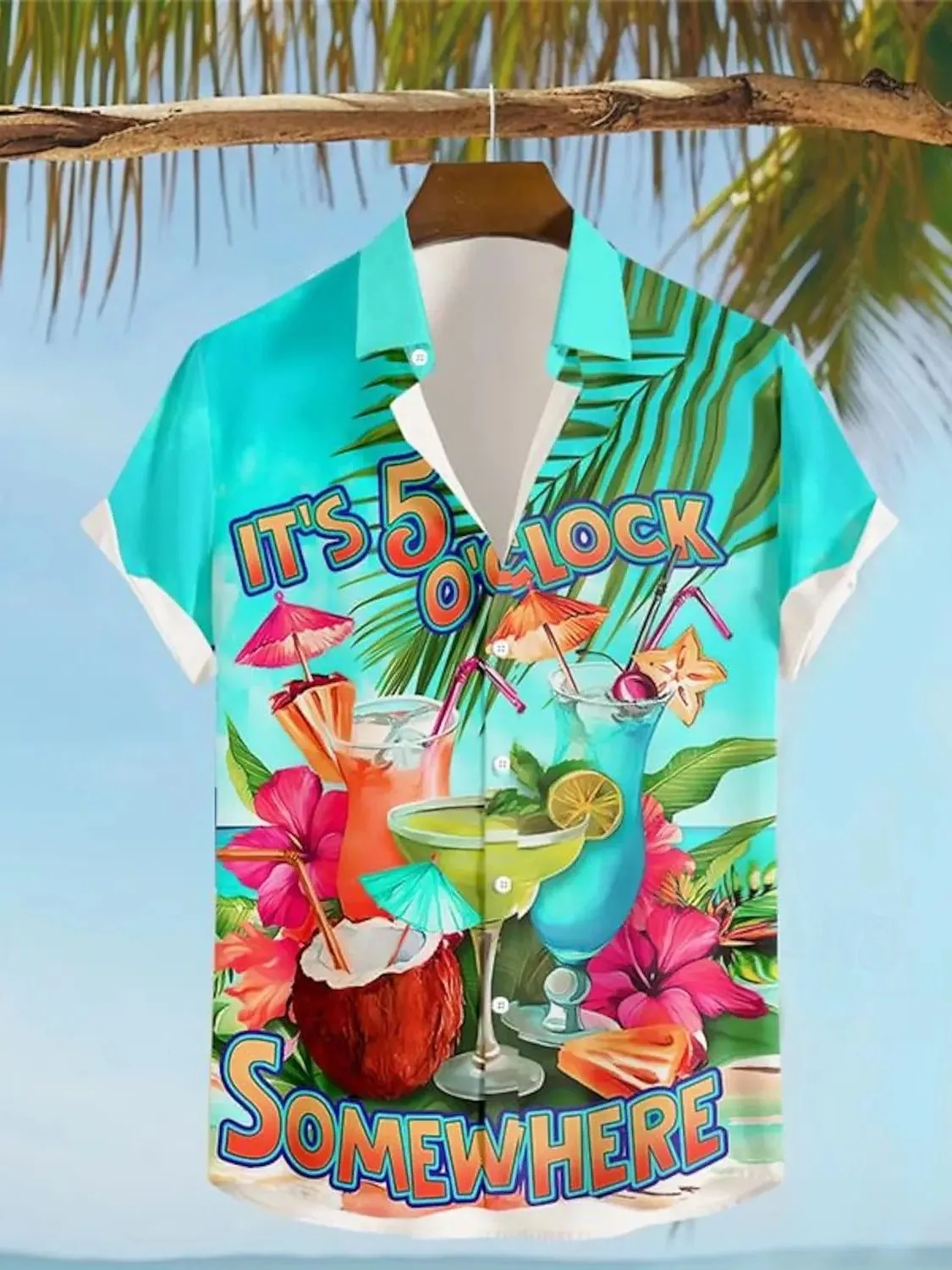 Loose Fit Short Sleeve Printed Shirt for Men Fashionable Urban Style Polyester Blend Easy Care Short Length Button up
Loose Fit Short Sleeve Printed Shirt for Men Fashionable Urban Style Polyester Blend Easy Care Short Length Button up