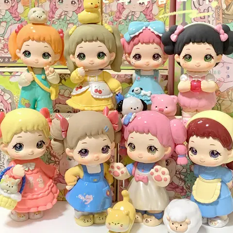 Becky Funny Spring Outiry Series Blind Box Cute Becky Anime Doll Surprise Bag Action Figure Mystery Box Home Desk Decor Toy Gift