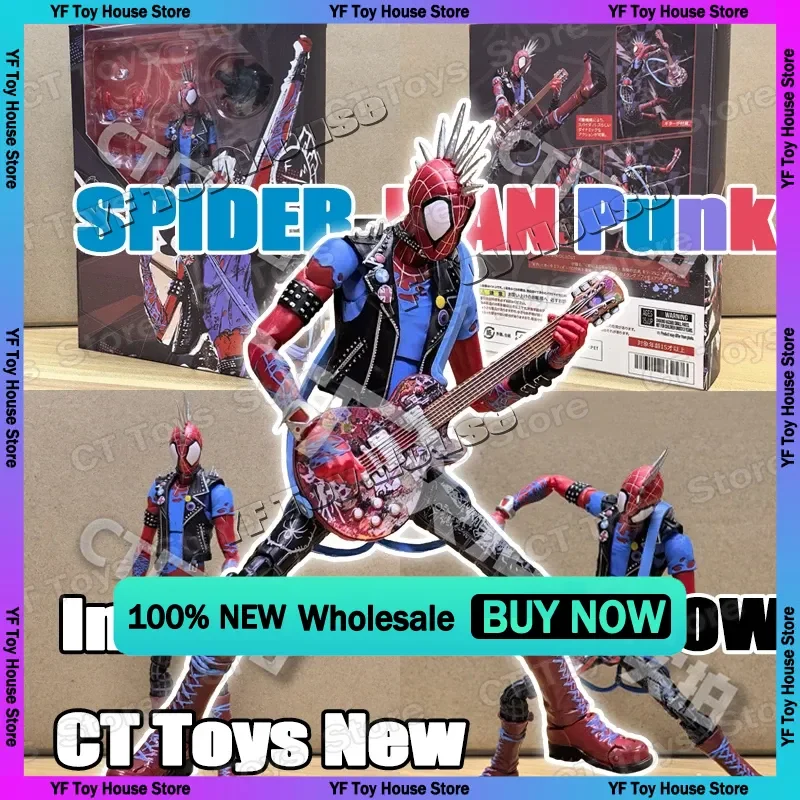 Ct Toys Spiderman Spider-Punk Spider-Man Across The Spider-Verse Shf Anime Action Figure Figurine Toys Collection Kids Gift
Ct Toys Spiderman Spider-Punk Spider-Man Across The Spider-Verse Shf Anime Action Figure Figurine Toys Collection Kids Gift