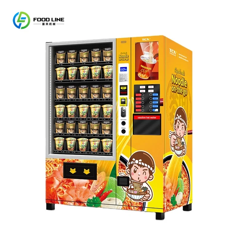 Vending Machine New Style Instant Ramen and Cup Noodle Vending.Machine With Hot Water
Vending Machine New Style Instant Ramen and Cup Noodle Vending.Machine With Hot Water