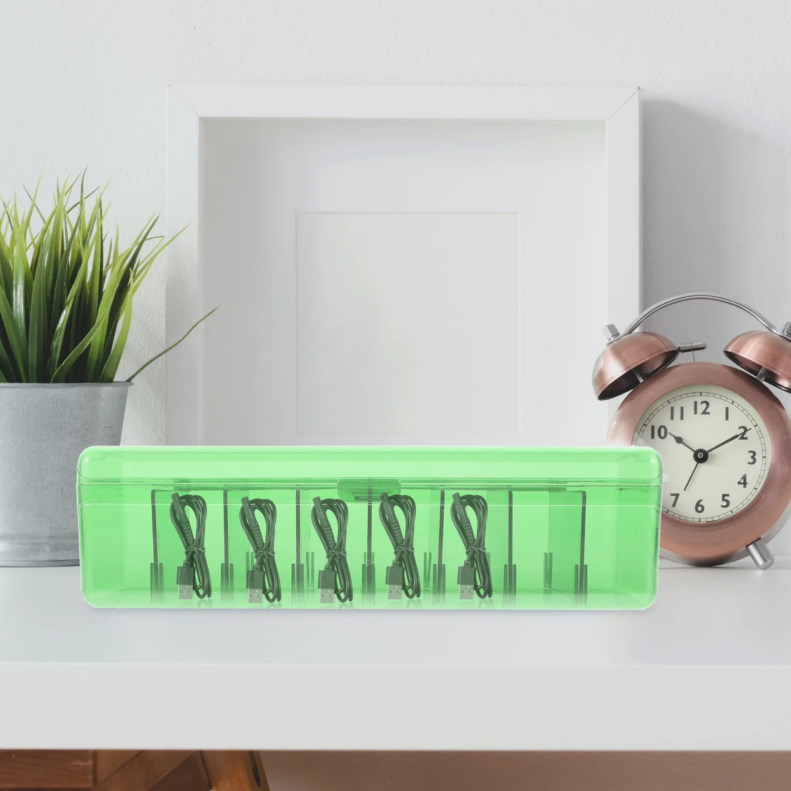 PET Cord ganizer Box 10 Straps Transparent Storage Container for Charging Cables Earphone Holder Dust Proof Lid Desk Tidy Cable
PET Cord ganizer Box 10 Straps Transparent Storage Container for Charging Cables Earphone Holder Dust Proof Lid Desk Tidy Cable
