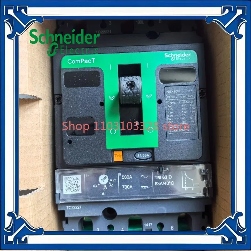 New Original NSX fixed complete plastic case circuit breaker,4P Frame current 100A,150kA C10L6TM016 25A 32A 40A 50A 63A 80A 100A
New Original NSX fixed complete plastic case circuit breaker,4P Frame current 100A,150kA C10L6TM016 25A 32A 40A 50A 63A 80A 100A