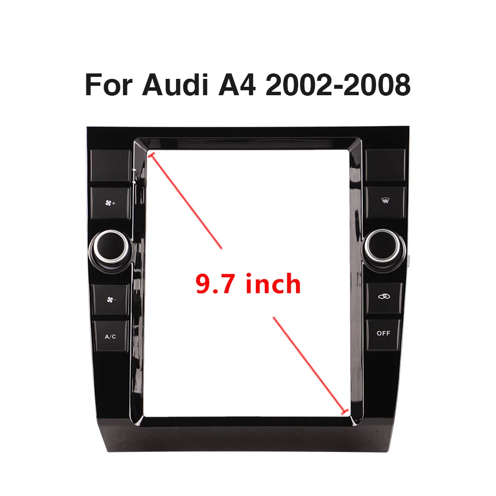 Radio Fascias for AUDI A4 2002-2008 9.7 inch Stereo Panel Dash Mount kit DVD GPS Dashboard Frame Car Accessories Player Bezel
Radio Fascias for AUDI A4 2002-2008 9.7 inch Stereo Panel Dash Mount kit DVD GPS Dashboard Frame Car Accessories Player Bezel