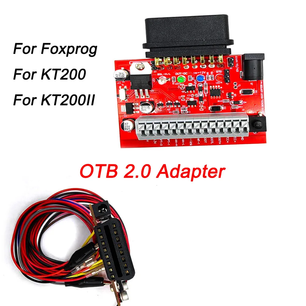 Адаптер OTB 2.0 для KT200 KT200II Foxprog ECU Programmer Tools Адаптер OBD on Bench Трехстороннее обновление BOOT к режиму OTB
Адаптер OTB 2.0 для KT200 KT200II Foxprog ECU Programmer Tools Адаптер OBD on Bench Трехстороннее обновление BOOT к режиму OTB