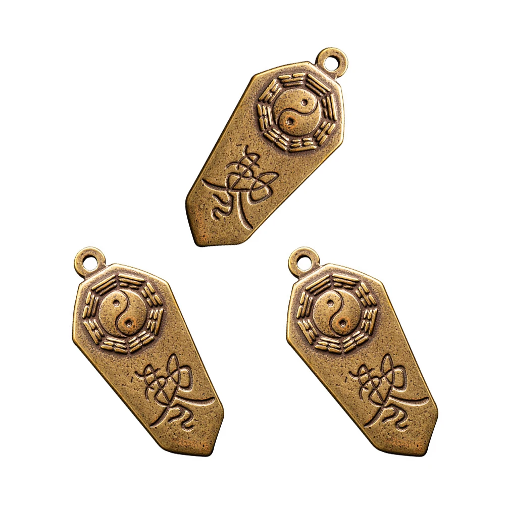 3Pcs Chinese-Style Brass Feng Shui Tag Pendant Hanging Keychain Ornament Unique Tag Decor for Backpack Handbag Mobile Phone
3Pcs Chinese-Style Brass Feng Shui Tag Pendant Hanging Keychain Ornament Unique Tag Decor for Backpack Handbag Mobile Phone