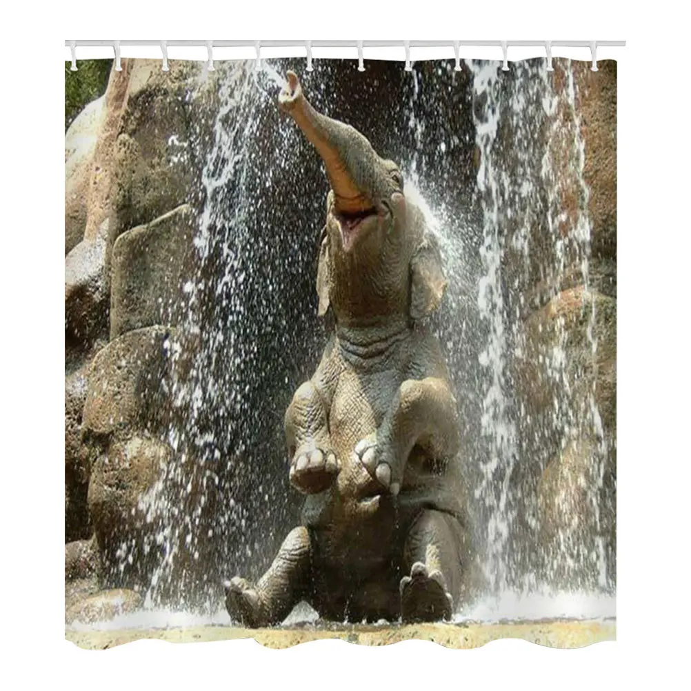 Shower Curtain Chic Animal Curtains for Bathroom Cute Cartoon Elephant Patterned Bathtub
Shower Curtain Chic Animal Curtains for Bathroom Cute Cartoon Elephant Patterned Bathtub