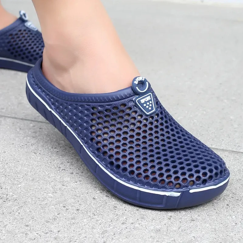 Summer Comfortable Men Pool Sandals Outdoor Beach Shoes Men Slip on Garden Clogs Casual Water Shower Slippers Unisex Zapatos
Summer Comfortable Men Pool Sandals Outdoor Beach Shoes Men Slip on Garden Clogs Casual Water Shower Slippers Unisex Zapatos