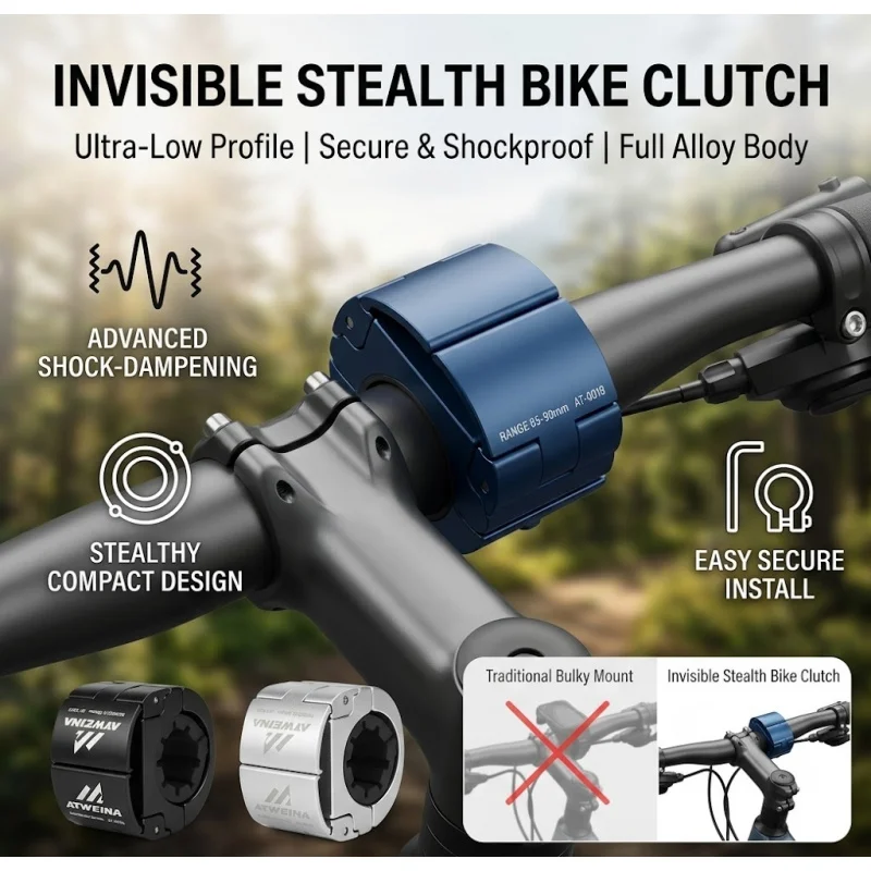 Invisible Aluminum Alloy Motorcycle Bike Phone Holder Shockproof
Invisible Aluminum Alloy Motorcycle Bike Phone Holder Shockproof