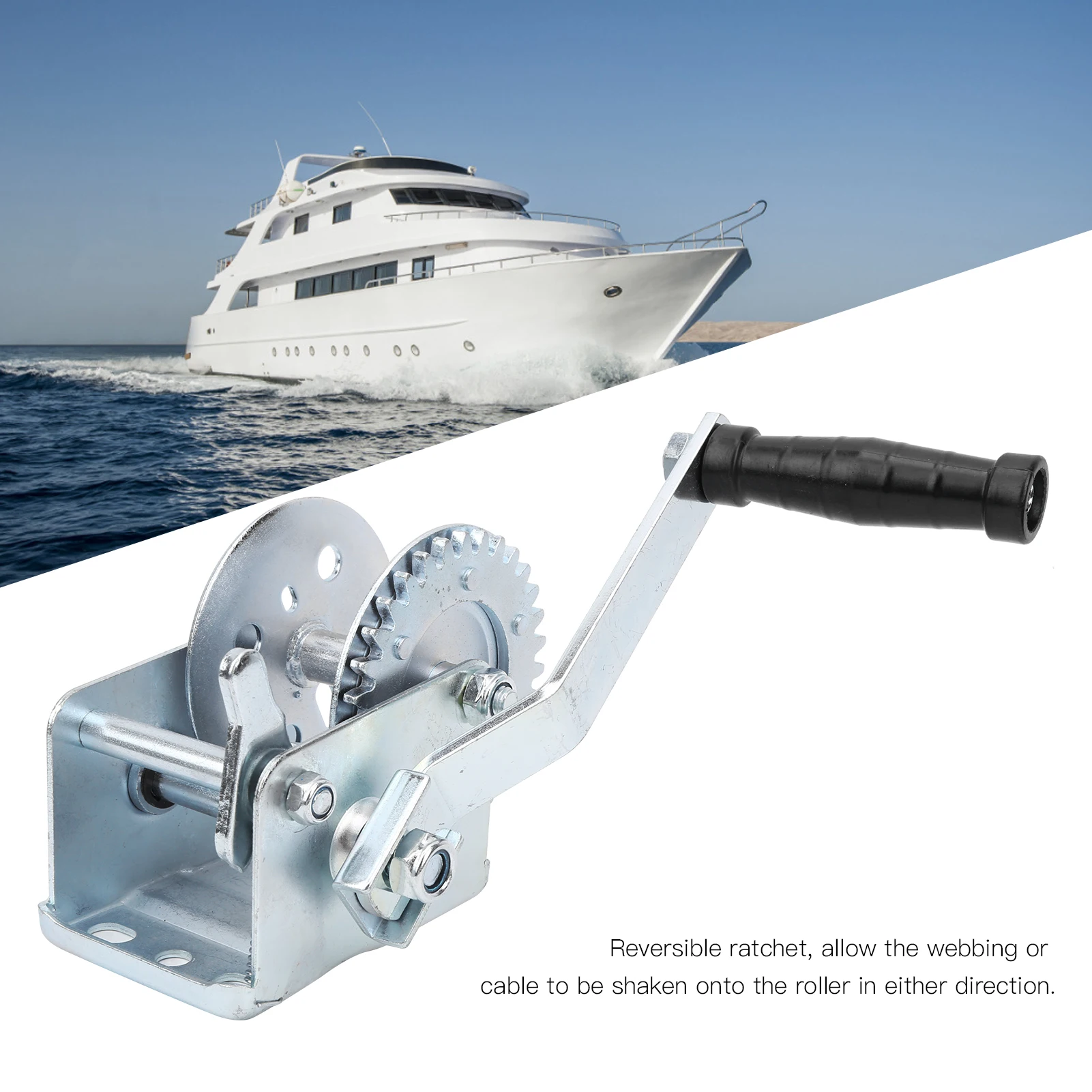 Hand Capstan 600LBS Metal Trailer Capstan Hand‑cranking Winch Empty Bracket Accessory for Yacht Boat Trailer Winch Hand Winch
Hand Capstan 600LBS Metal Trailer Capstan Hand‑cranking Winch Empty Bracket Accessory for Yacht Boat Trailer Winch Hand Winch
