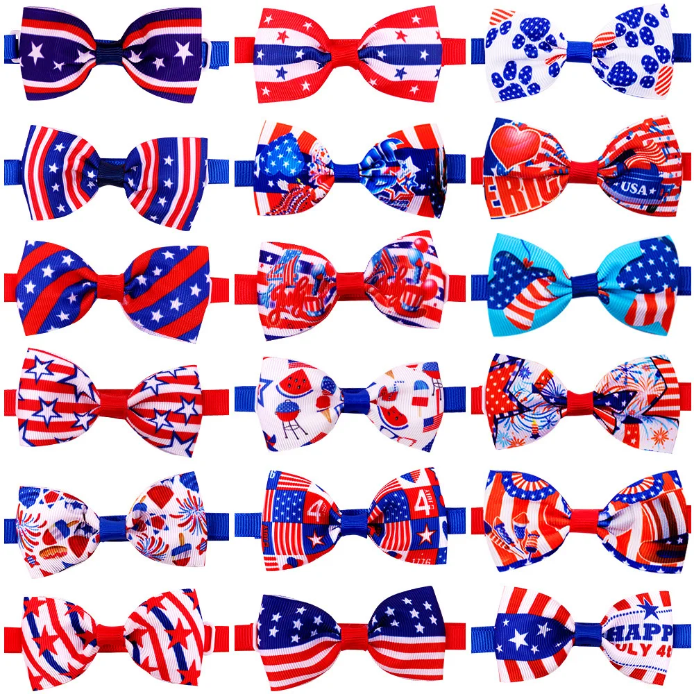 10/20/30 Pcs Pet American Independence Day Dog Bow Tie With American Flag Dog Bow Tie Pet Dress Up Accessory Bulk Wholesale
10/20/30 Pcs Pet American Independence Day Dog Bow Tie With American Flag Dog Bow Tie Pet Dress Up Accessory Bulk Wholesale