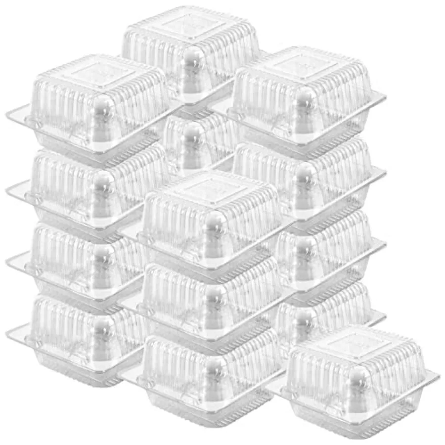 Count Clear Plastic Hinged Take Out Containers Clamshell Takeout Tray Food Clamshell Containers Outside Diameter for Dessert, S
Count Clear Plastic Hinged Take Out Containers Clamshell Takeout Tray Food Clamshell Containers Outside Diameter for Dessert, S