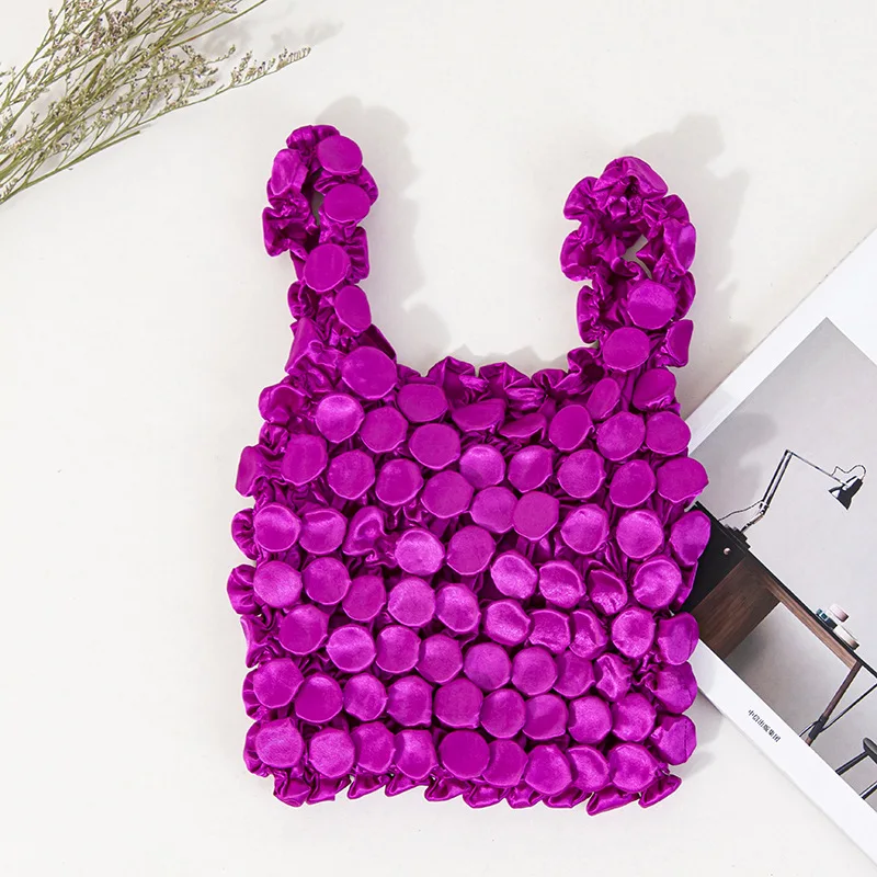 Ruched Bubble Small Tote Bag Telescopic Magic Shopping Bag Folding Portable Shoulder Bags Casual Elegant Large Capacity Handbags
Ruched Bubble Small Tote Bag Telescopic Magic Shopping Bag Folding Portable Shoulder Bags Casual Elegant Large Capacity Handbags