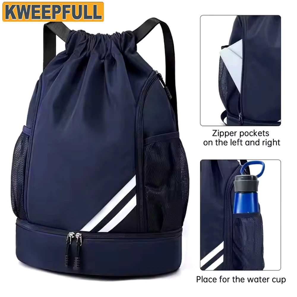 1PCS Sports Drawstring Backpack - String Swim Gym Bag with Shoes Compartment and Wet Proof Pocket for Women&Men
1PCS Sports Drawstring Backpack - String Swim Gym Bag with Shoes Compartment and Wet Proof Pocket for Women&Men
