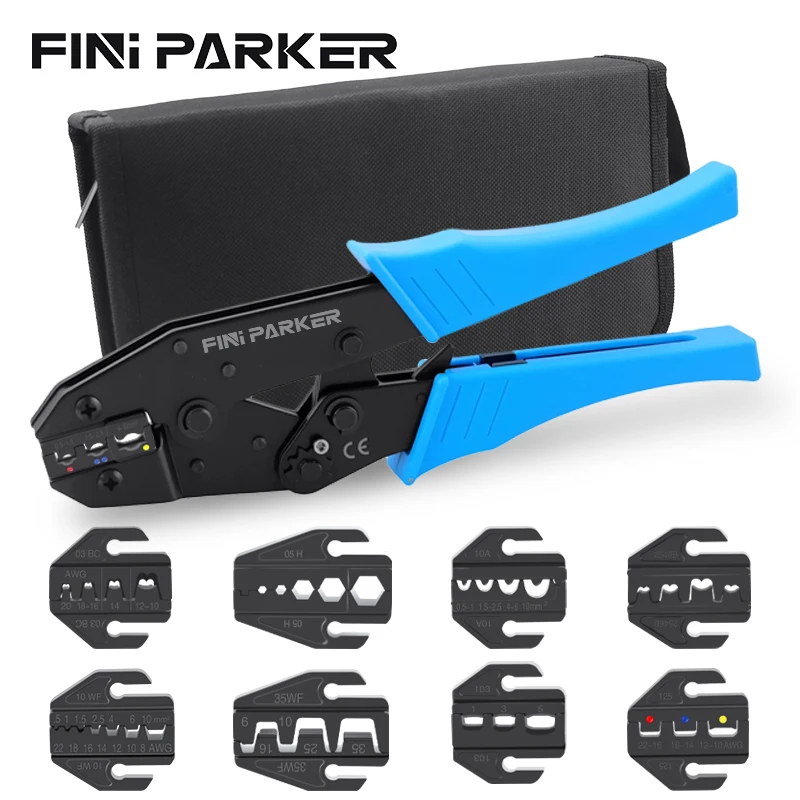 Набор обжимных инструментов с храповым механизмом HS-30, щипцы для холодных клемм с несколькими губками и сменными модулями, инструменты для электрика, обжимные клещи
Набор обжимных инструментов с храповым механизмом HS-30, щипцы для холодных клемм с несколькими губками и сменными модулями, инструменты для электрика, обжимные клещи