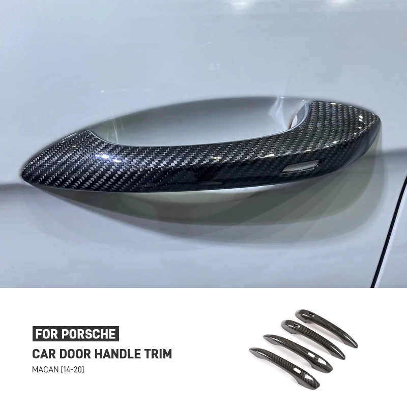 For Porsche Macan 2014-2024 Cayenne 2018-2025 Real Dry Carbon Fiber Car Door Handle Decoration Cover Trim Exterior Accessories
For Porsche Macan 2014-2024 Cayenne 2018-2025 Real Dry Carbon Fiber Car Door Handle Decoration Cover Trim Exterior Accessories