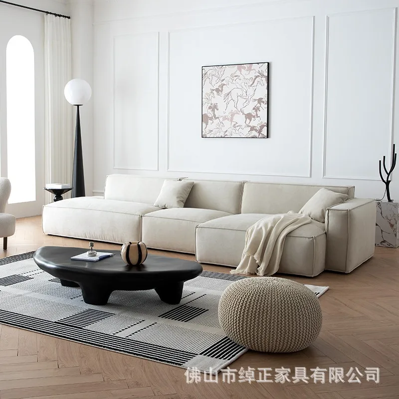 PYJ matte fabric anti-cat claw Italian minimalist living room princess straight row sofa
PYJ matte fabric anti-cat claw Italian minimalist living room princess straight row sofa