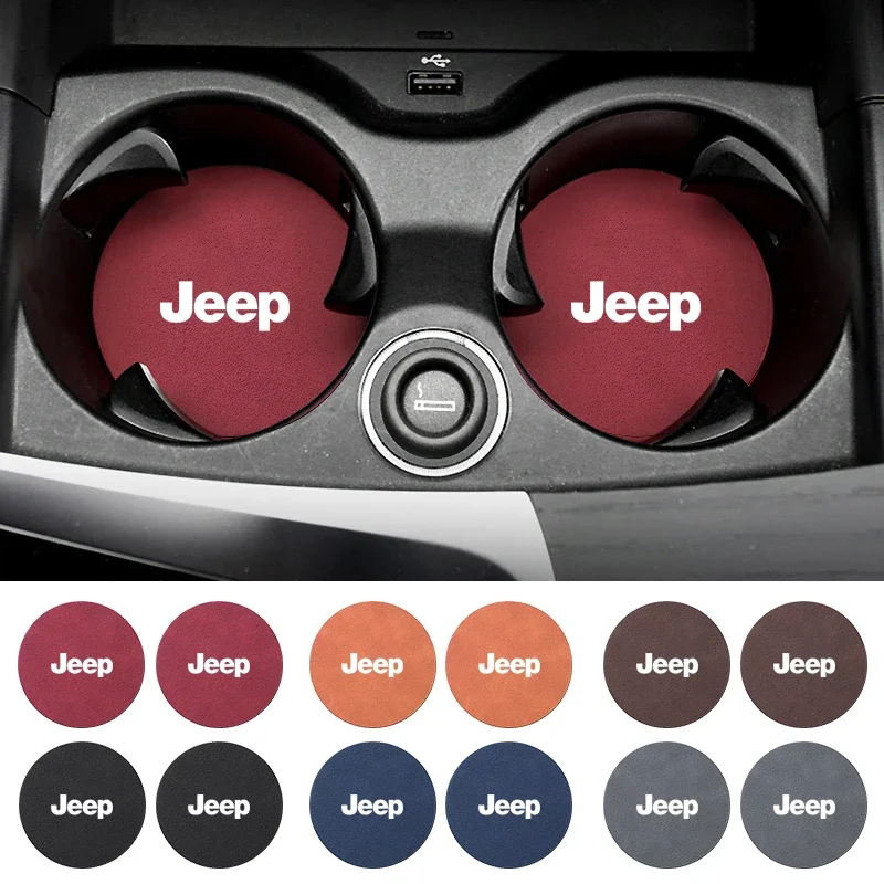 2pcs Car Water Cup Mat Suede Coaster Non Slip Pad Accsesories For Jeep Wrangler Grand Cherokee Avenger Compass Wagoneer Patriot
2pcs Car Water Cup Mat Suede Coaster Non Slip Pad Accsesories For Jeep Wrangler Grand Cherokee Avenger Compass Wagoneer Patriot